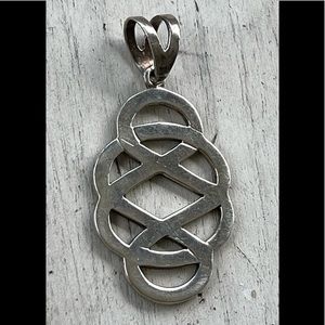 Celtic Knot Silver Pendant